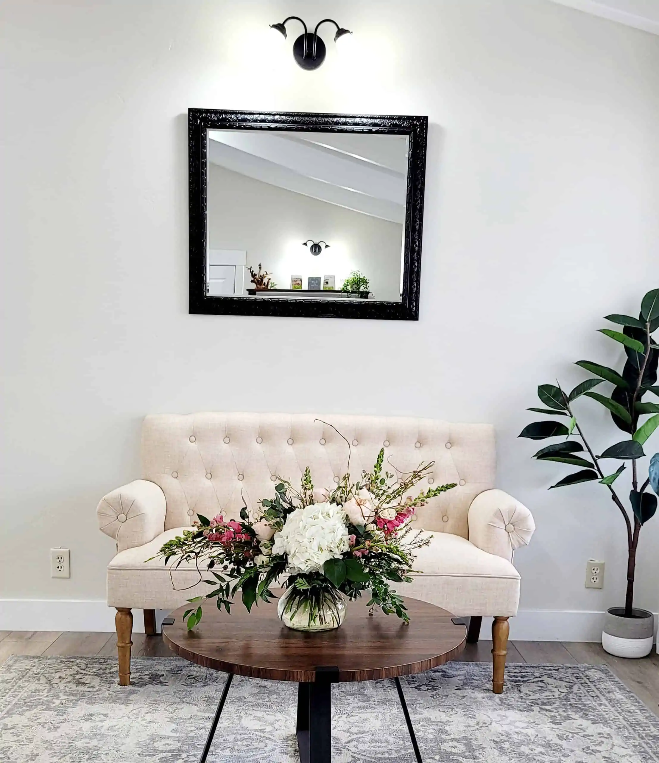 Safe Haven Spa lobby and treatment room in Springville, Utah