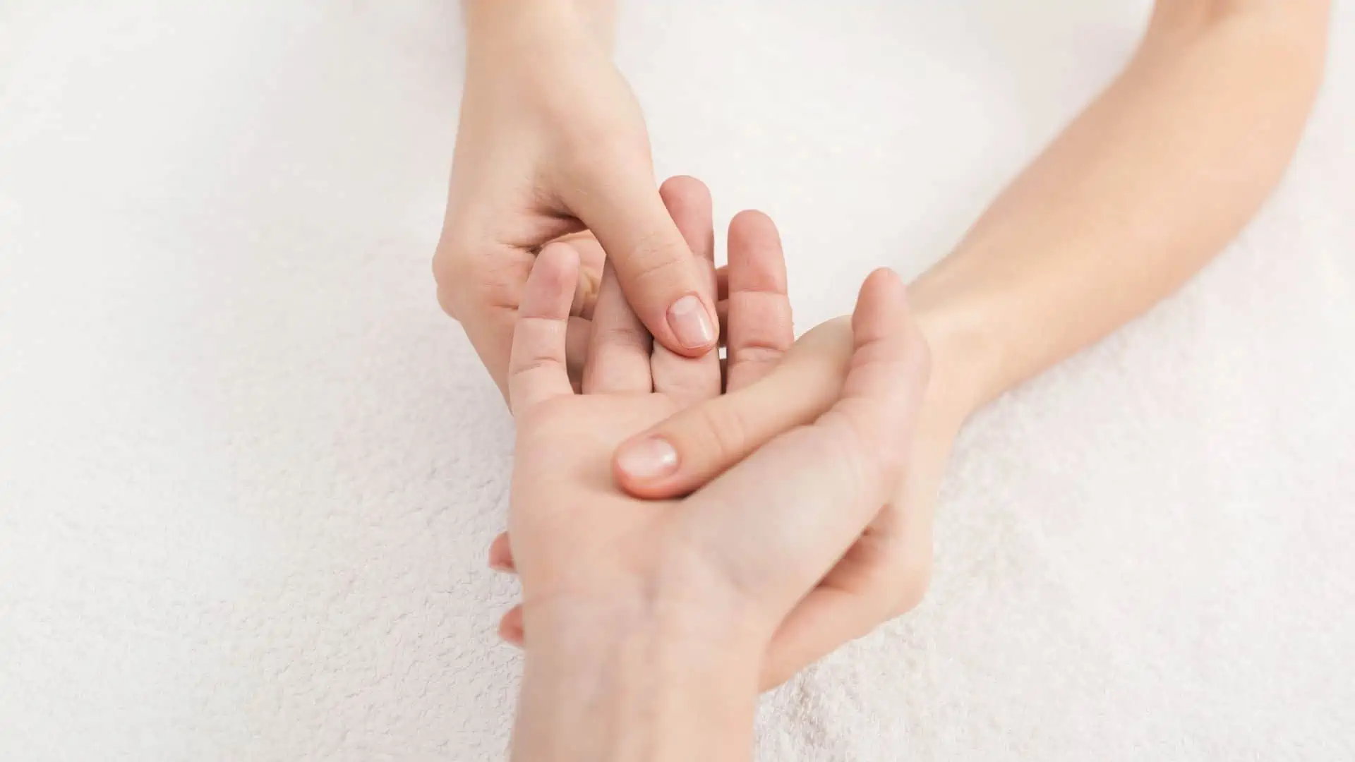 Acupressure massage therapy using energy meridian points at Safe Haven Spa